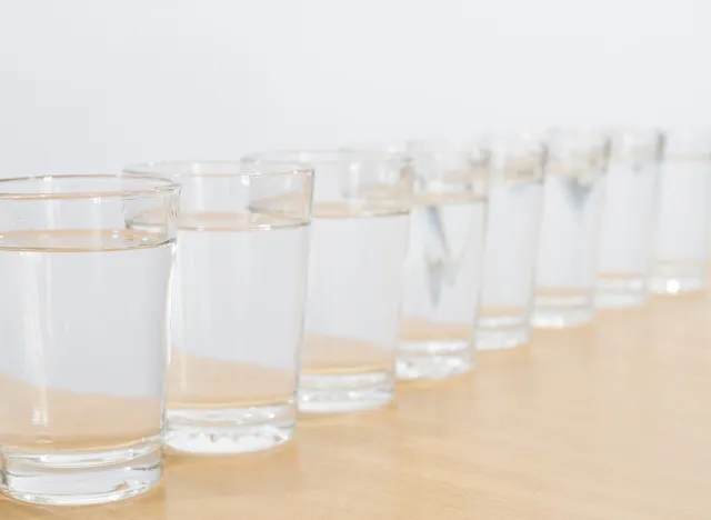 Eight glasses of water a day