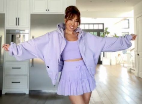 Blogilates Creator Cassey Ho in "Fairytale" Running Shorts Reveals Abs