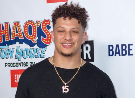 Patrick Mahomes - arrives at the 2019 SHAQ FUN HOUSE on February 1st, 2019 in Atlanta Georgia USA