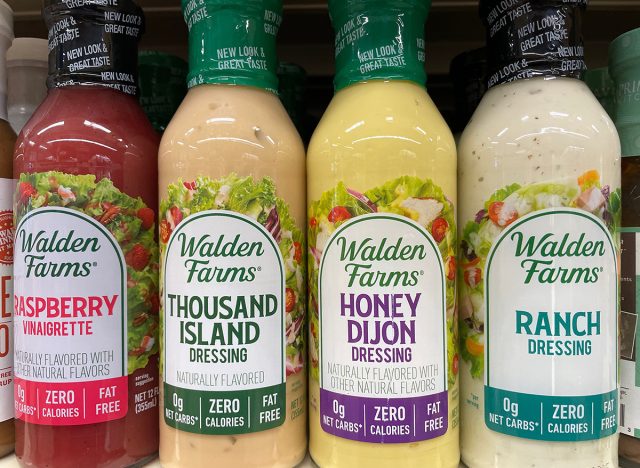 Martinez, Ga USA - 11 30 21: Walden Farms dressing various flavors