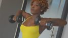 Brittne Babe in Workout Gear Shares Soulja Boy Push Up Challenge