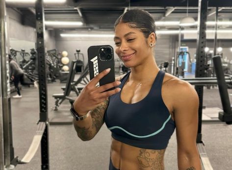 Massy Arias Shows Off Her Washboard Abs and Shares Her Best Stretch for Your Lower Back