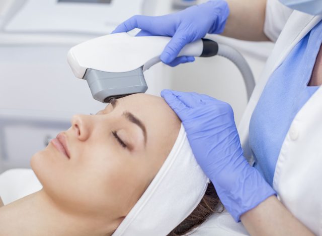 Anti-aging treatment, IPL laser, photo skin therapy