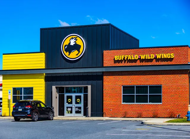Lancaster, PA, USA - March 5, 2018: Buffalo Wild Wings is an American casual dining restaurant and sports bar franchise with over 1,200 locations.