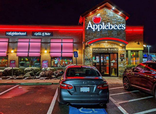 Applebee's casual family dining grill and bar restaurant, Saugus Massachusetts USA, December 11, 2019