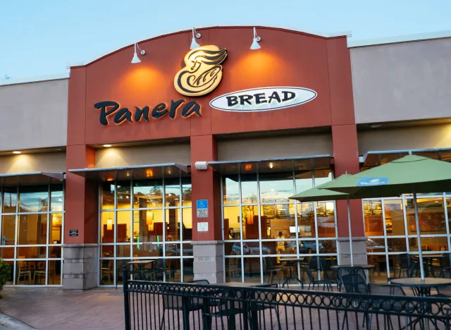Tampa, FL USA - 02 05 2021: Panera Bread, a Chain of Fast Casual Restaurant
