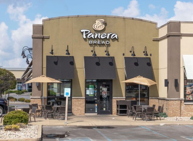 Kokomo - Circa August 2021: Panera Bread Retail Location. Panera is a chain of fast casual restaurants offering Free WiFi.