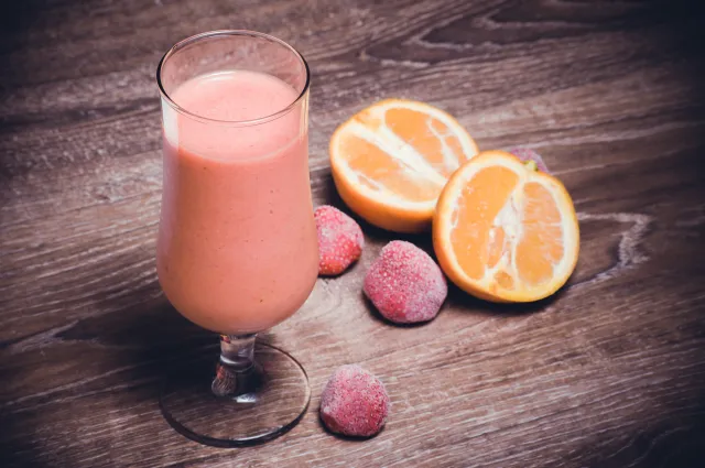 Strawberry,Orange,Smoothie