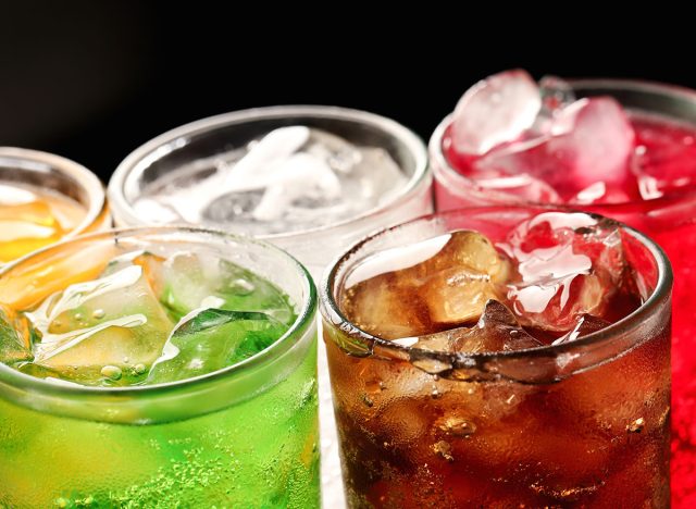 Soft drinks and fruit juice mixed with soda high in sugar have a negative effect on physical health