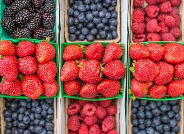 Fresh Berries at the Farmers Market