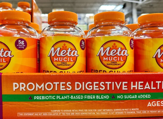 Metamucil, Fiber Gummies, Sam's Club shelf