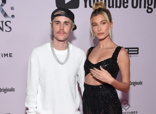 LOS ANGELES - JAN 27: Justin Bieber and Hailey Bieber {Object} arrives for the Premiere Of YouTube Originals' "Justin Bieber: Seasons" on January 27, 2020 in Westwood, CA