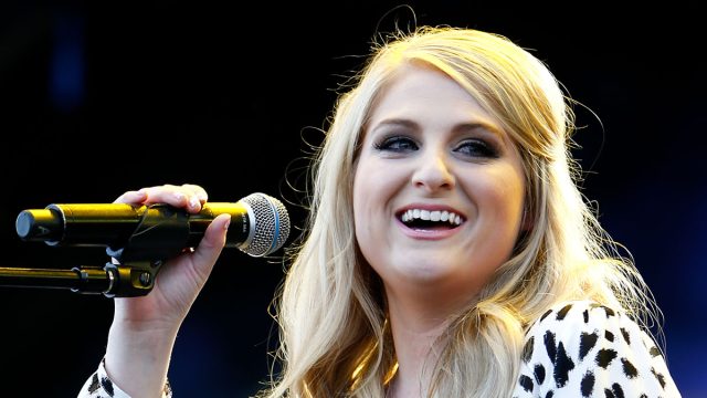 LAS VEGAS-SEP 20: Singer Meghan Trainor performs in concert at the 2014 iHeartRadio Music Festival Village Show at MGM Resorts Village on September 20, 2014 in Las Vegas, Nevada.