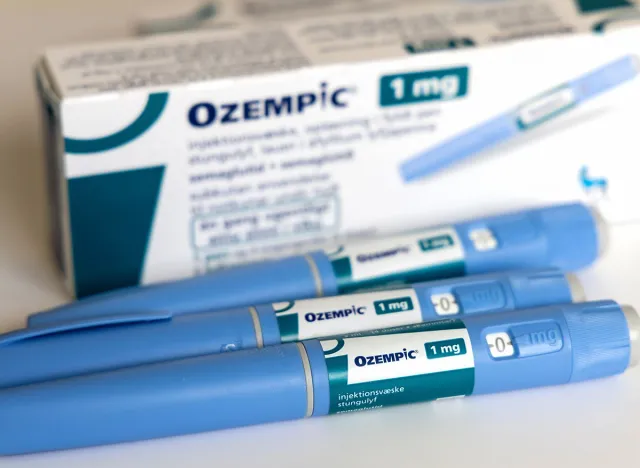 Ozempic Insulin injection pen for diabetics and weight loss. Denmark - May 1, 2024