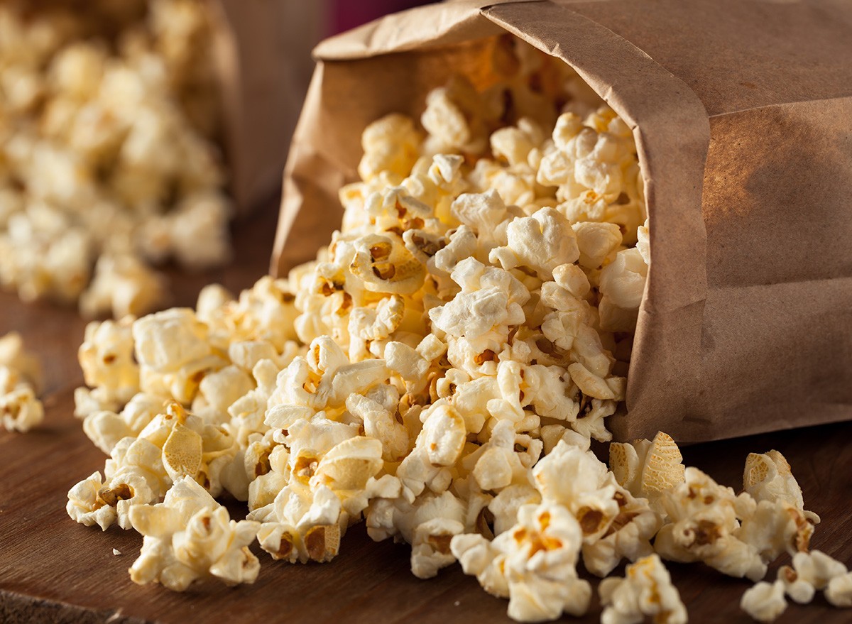 Homemade,Kettle,Corn,Popcorn,In,A,Bag