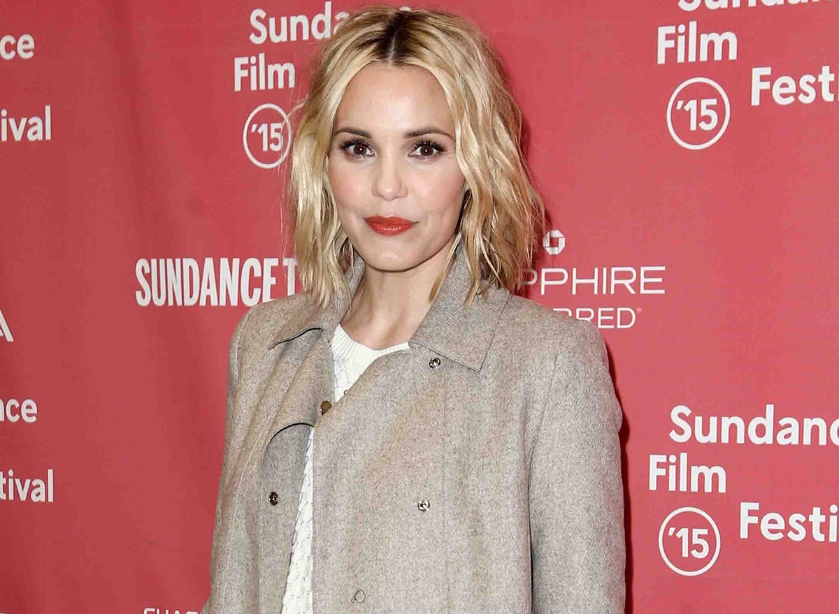 PARK CITY, UT-JAN 28: Actress Leslie Bibb attends the "Don Verdean" premiere at the Eccles Theater during the 2015 Sundance Film Festival on January 28, 2015 in Park City, Utah.