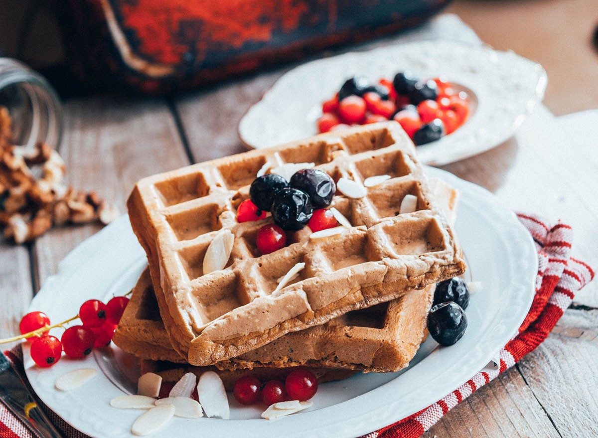 Protein oats waffles