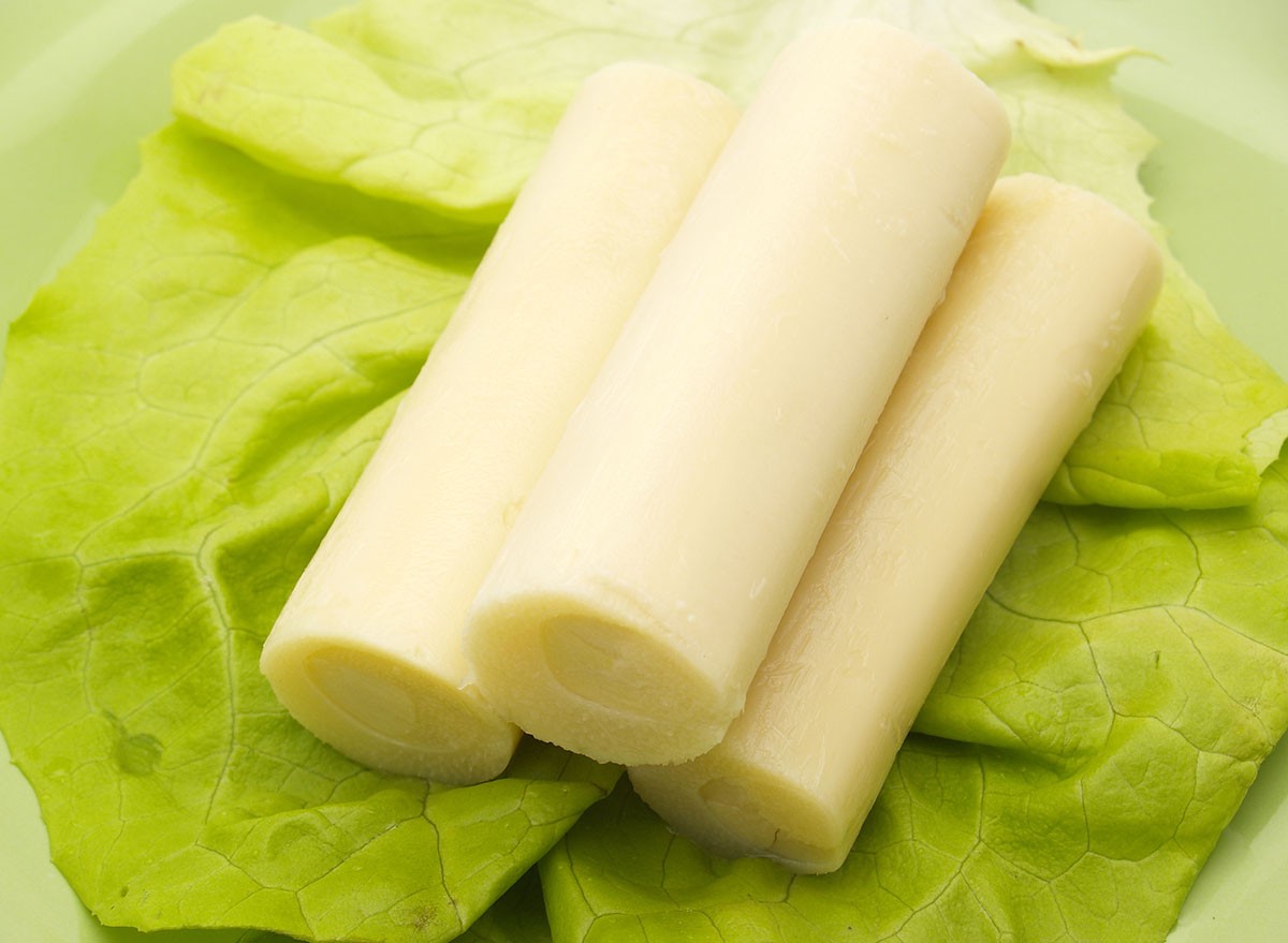 hearts of palm and lettuce