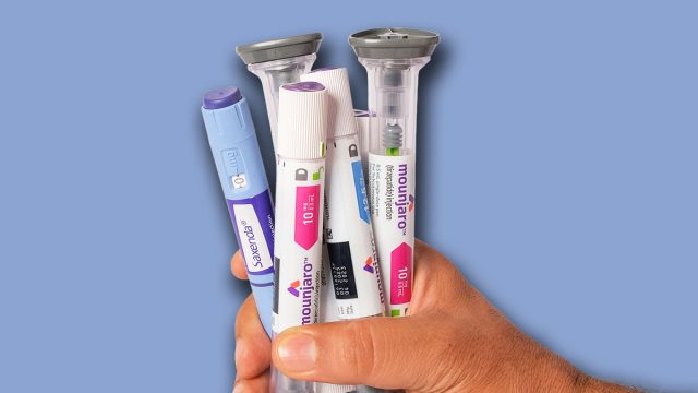 Basrah, Iraq- January 05, 2024: photo of Saxenda and Mounjaro Weight Loss Pens