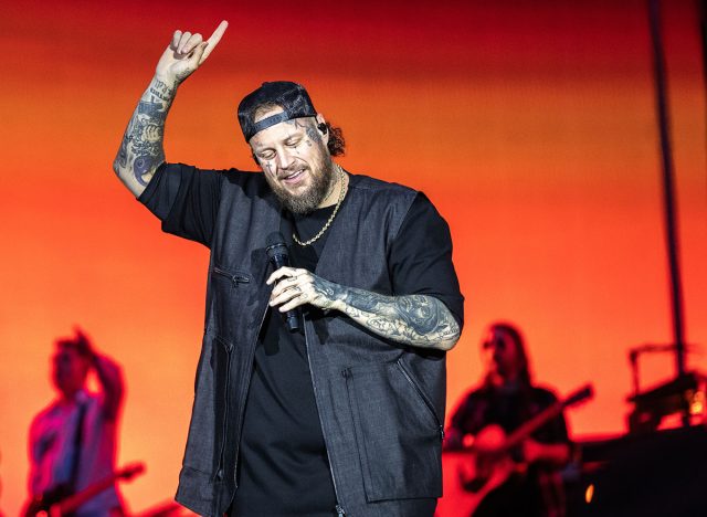 London, UK - September 20, 2025: Jelly Roll performs at Tottenham Hotspur