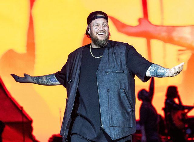 London, UK - September 20, 2025: Jelly Roll performs at Tottenham Hotspur