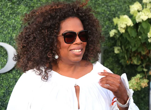 NEW YORK - SEPTEMBER 8, 2015: Oprah Winfrey attends US Open 2015 tennis match between Serena and Venus Williams at USTA Billie Jean King National Tennis Center in New York
