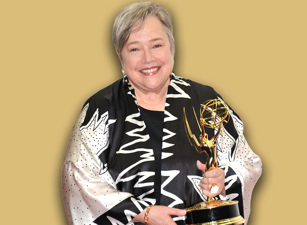 LOS ANGELES, CA - AUGUST 25, 2014: Kathy Bates at the 66th Primetime Emmy Awards at the Nokia Theatre L.A. Live downtown Los Angeles.