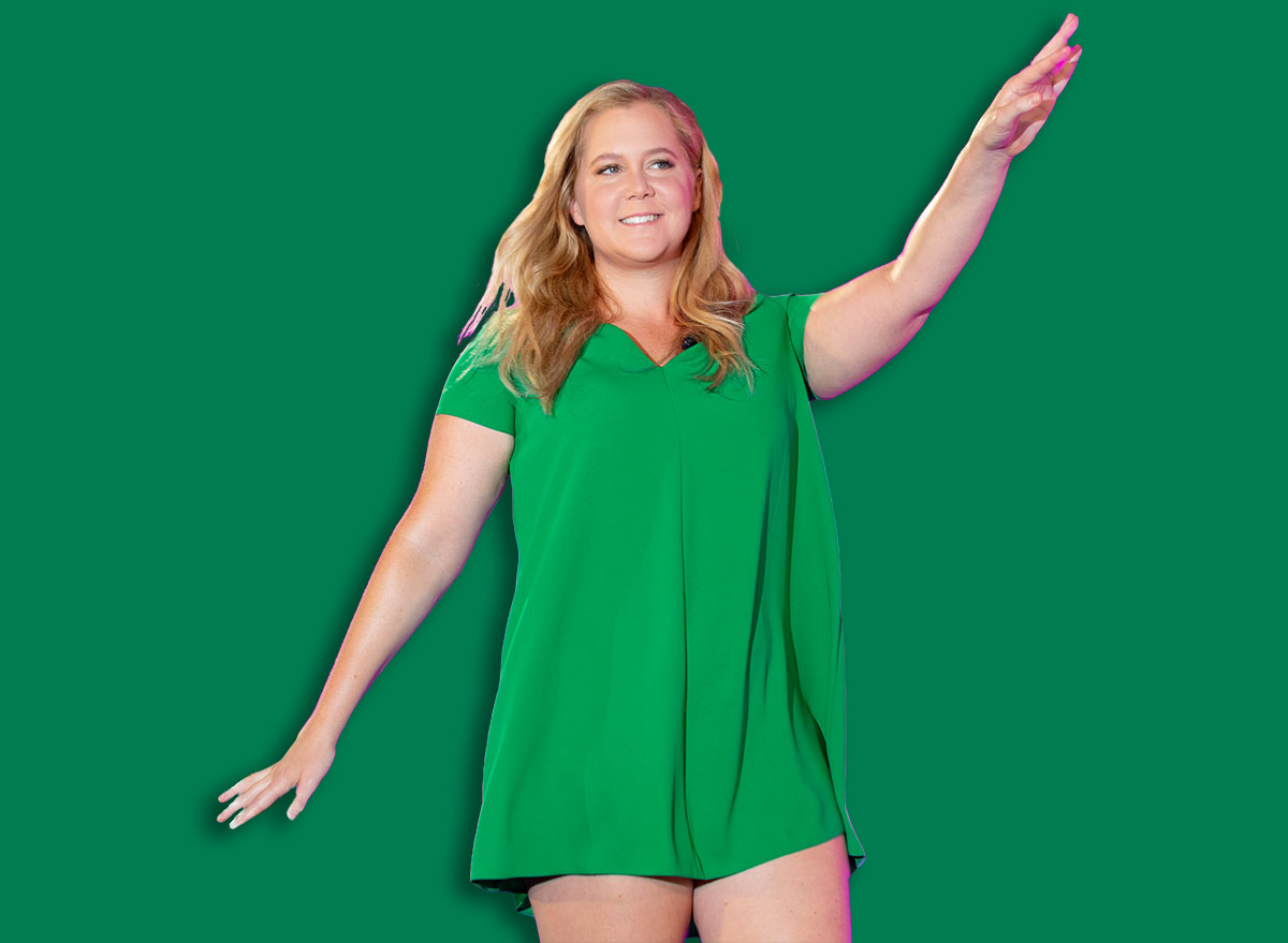 New York, NY - August 8, 2018: Amy Schumer attends BlogHer18 creators summit Women inspiring women at Pier 17