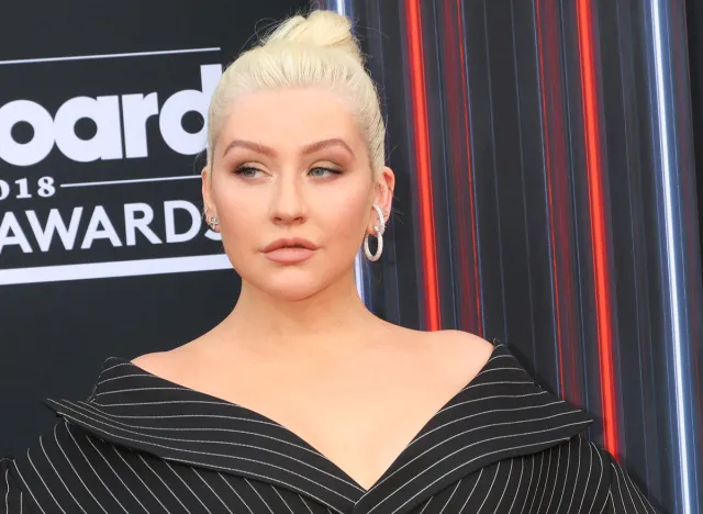 LAS VEGAS - MAY 20: Christina Aguilera at the 2018 Billboard Music Awards at MGM Grand Garden Arena on May 20, 2018 in Las Vegas, NV