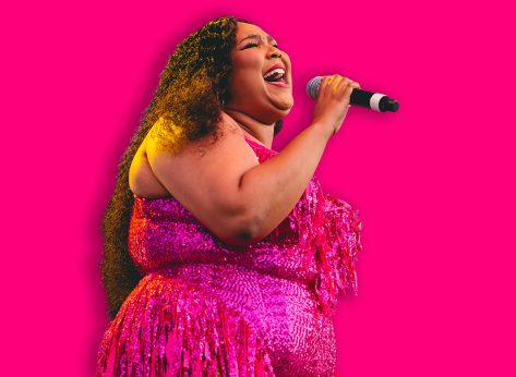 DETROIT, MICHIGAN / USA - JULY 27, 2019: Lizzo performs live at Mo Pop Music Festival