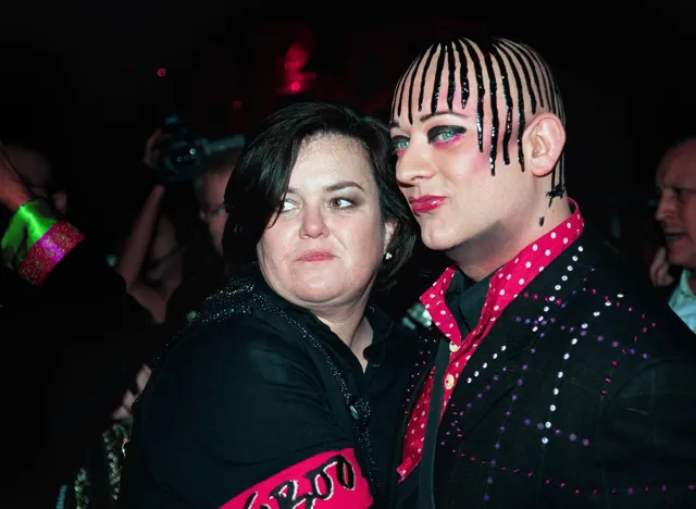 ROSIE O'DONNELL and BOY GEORGE at the Broadway opening of TABOO, NY 11/13/2003