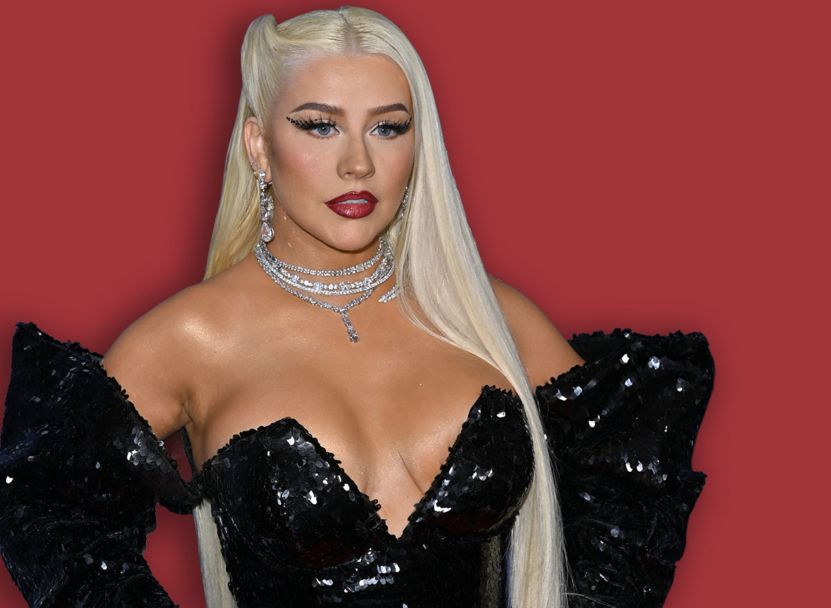 BEVERLY HILLS, CA. March 30, 2023: Christina Aguilera at the 34th Annual GLAAD Media Awards at the Beverly Hilton Hotel. Picture: Paul Smith-Featureflash