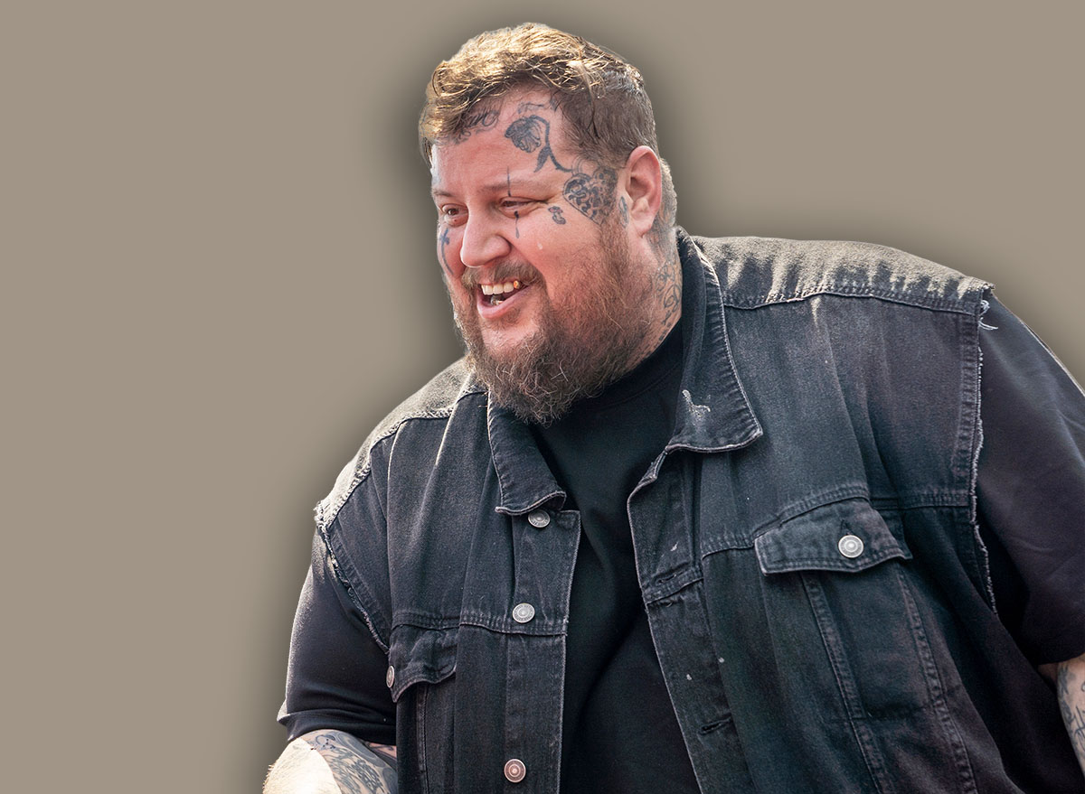 September 24, 2023 - Fort Worth, TX: Jelly Roll meets with drivers and fans for the Autotrader EchoPark Automotive 400 at the Texas Motor Speedway in Fort Worth TX.