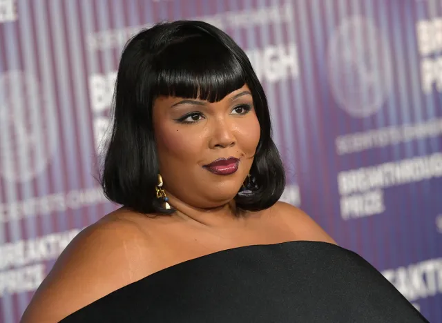 LOS ANGELES, USA. April 13, 2024: Lizzo at the 2024 Breakthrough Prize Awards at the Academy Museum.