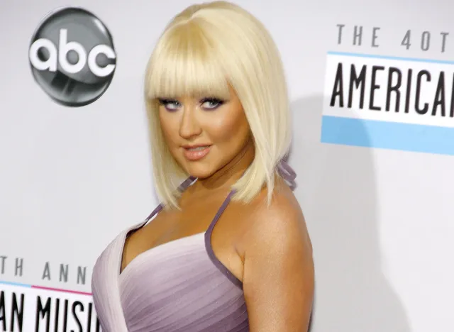 Christina Aguilera at the 40th American Music Awards held at the Nokia Theatre L.A. Live in Los Angeles, USA on November 18, 2012.