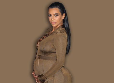 LOS ANGELES, CA/USA - AUGUST 30 2015: Kim Kardashian-West attends the 2015 MTV Video Music Awards at Microsoft Theater.