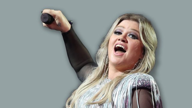NEW YORK - AUGUST 27, 2018: Grammy Award Winning Superstar Kelly Clarkson sings during 2018 US Open Opening Night Act at National Tennis Center in New York
