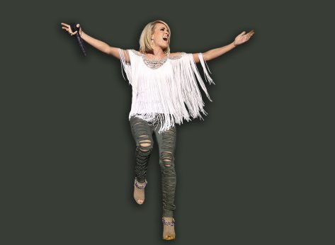 Singer Carrie Underwood performs onstage at the 4th ACM Party for a Cause Festival at the Las Vegas Festival Grounds on April 1, 2016 in Las Vegas, Nevada.